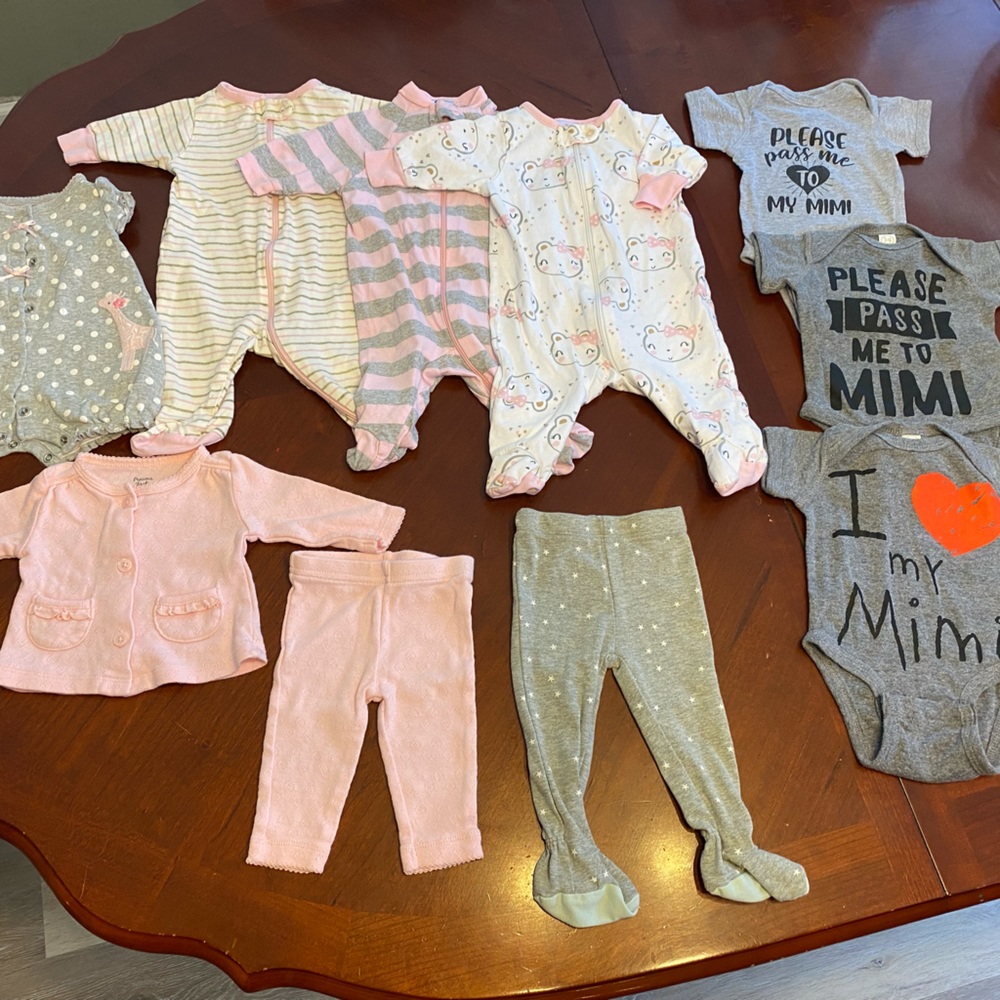 Newborn baby girl clothes